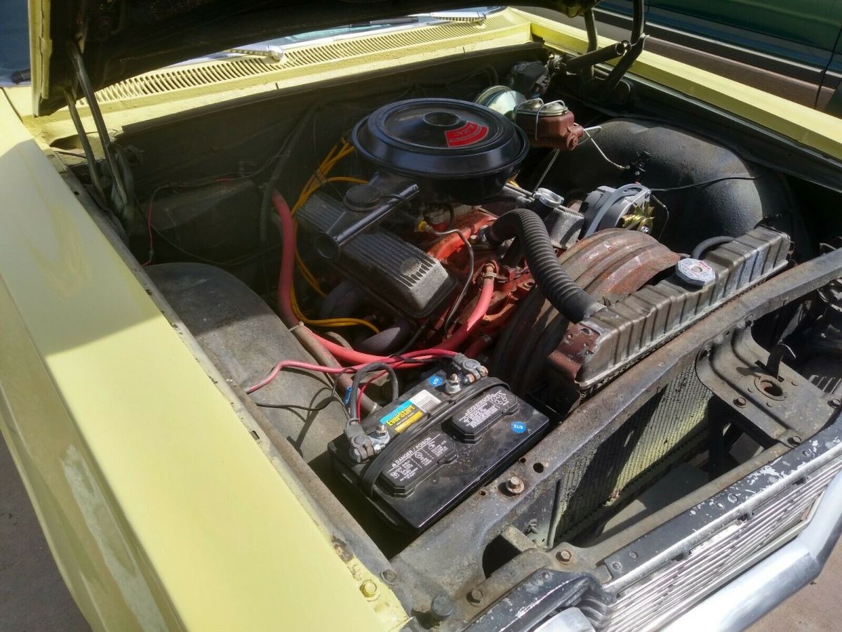 1964 Yellow Chevrolet Impala Convertible