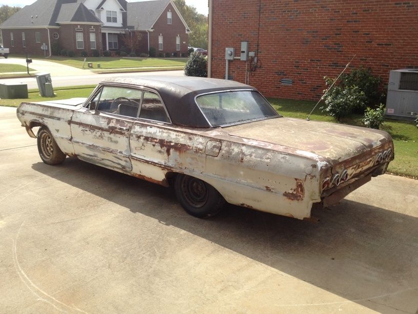 1964 White Chevrolet Impala Coupe