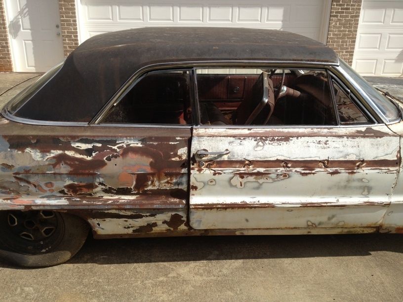 1964 White Chevrolet Impala Coupe