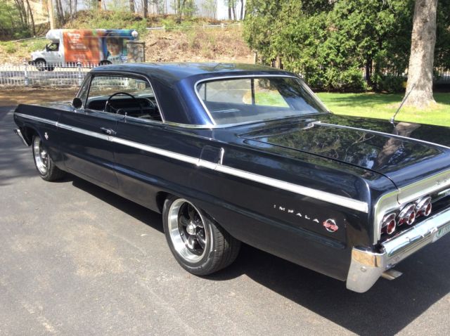 1964 Daytona blue Chevrolet Impala Two door h/t