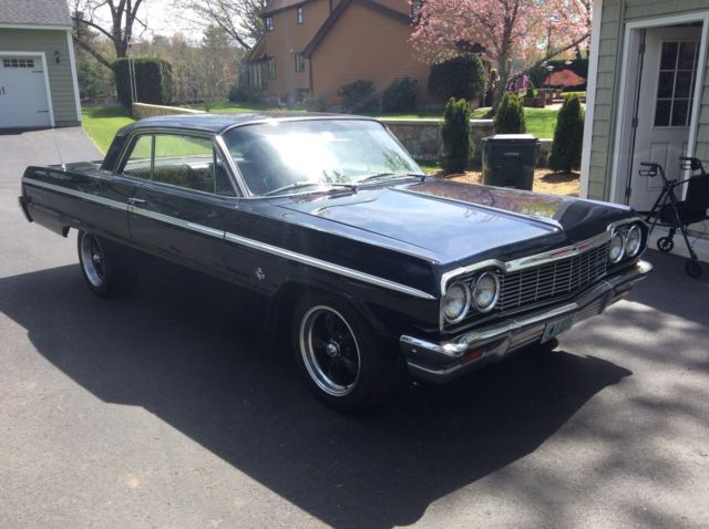 1964 Daytona blue Chevrolet Impala Two door h/t