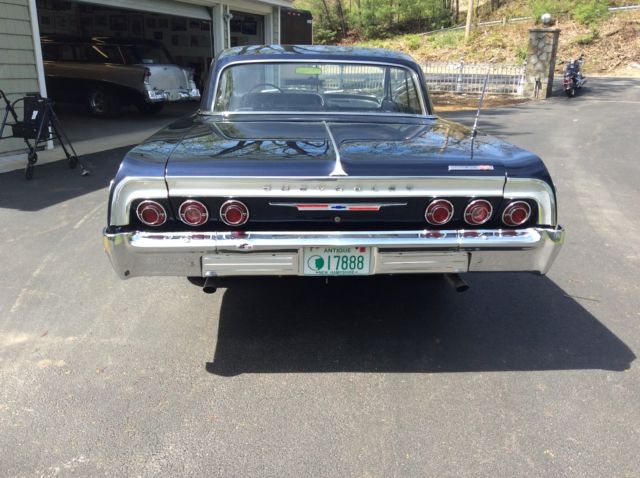 1964 Daytona blue Chevrolet Impala Two door h/t