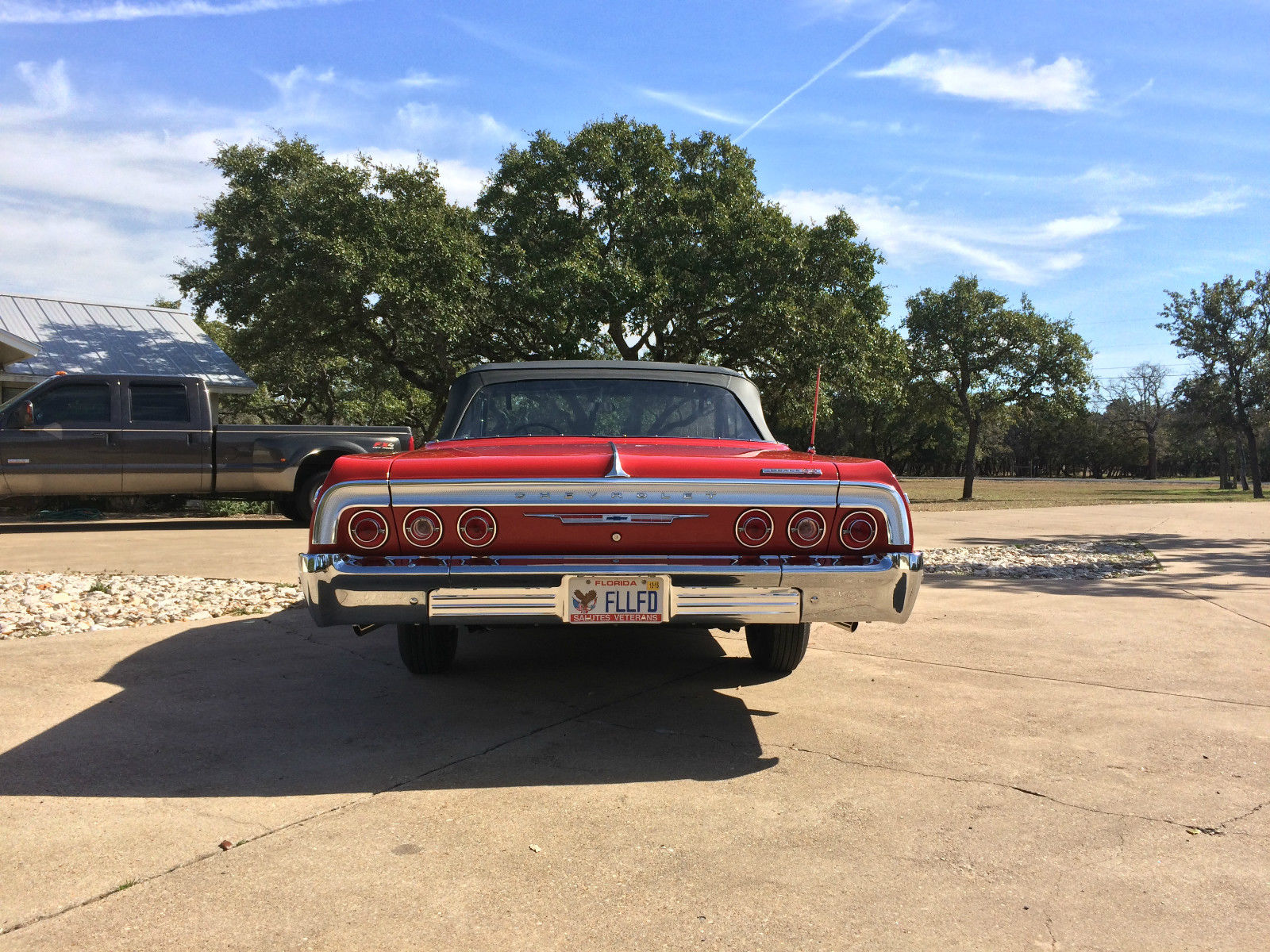 1964 Red Chevrolet Impala Convertible