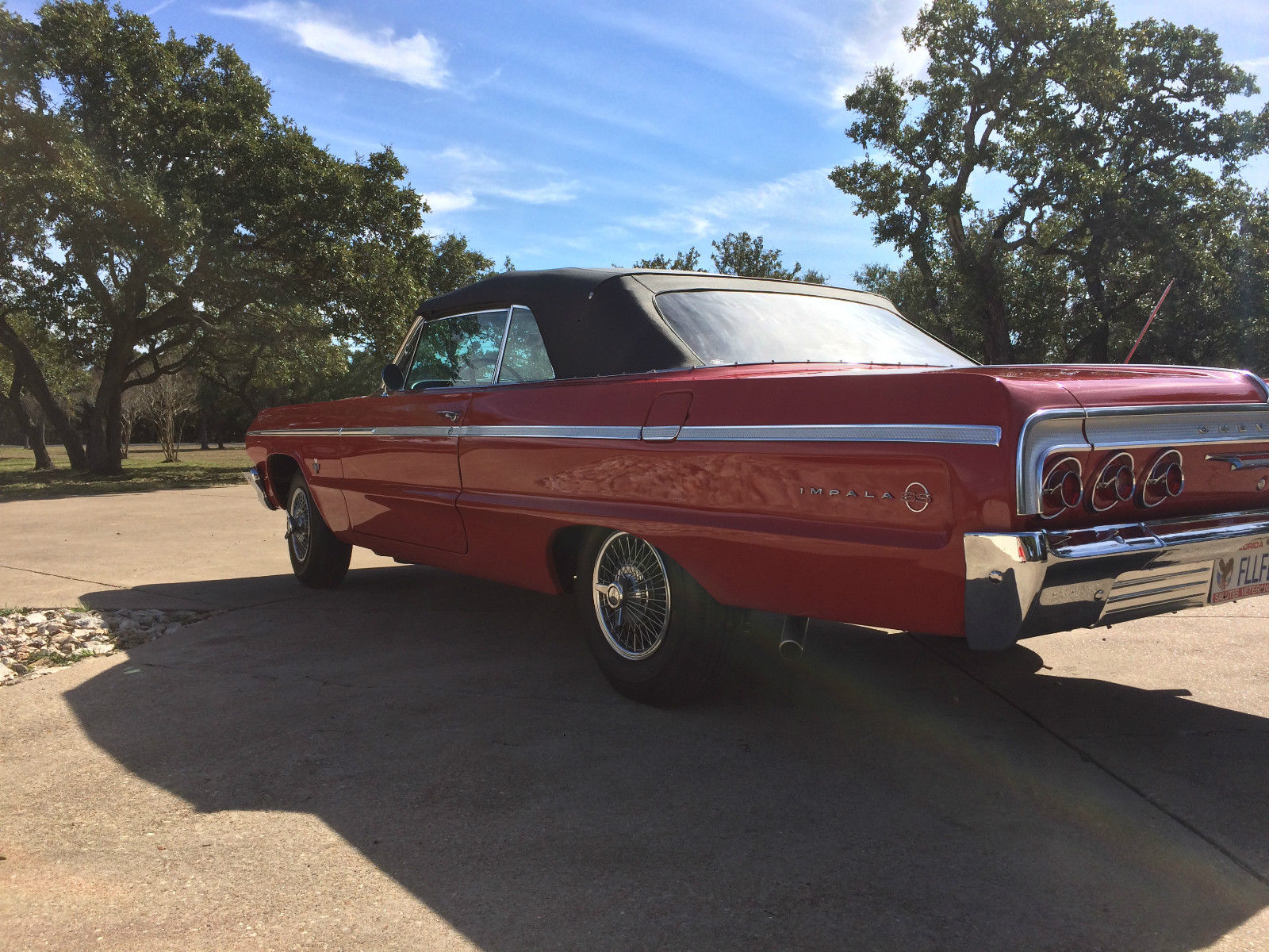 1964 Red Chevrolet Impala Convertible