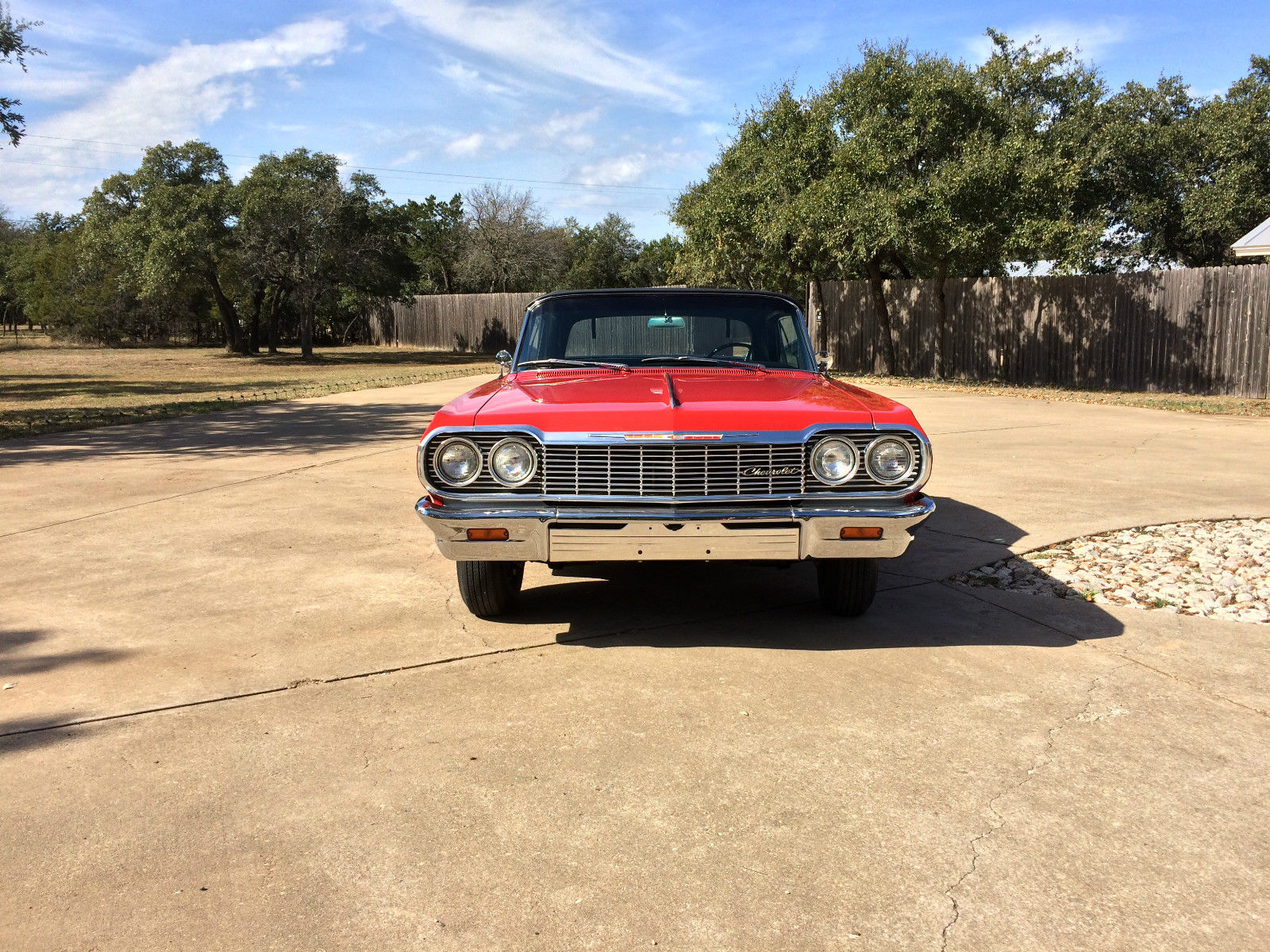 1964 Red Chevrolet Impala Convertible