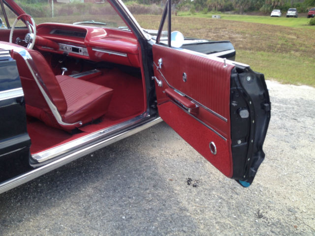 1964 Yellow Chevrolet Impala Convertible