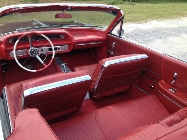 1964 Yellow Chevrolet Impala Convertible