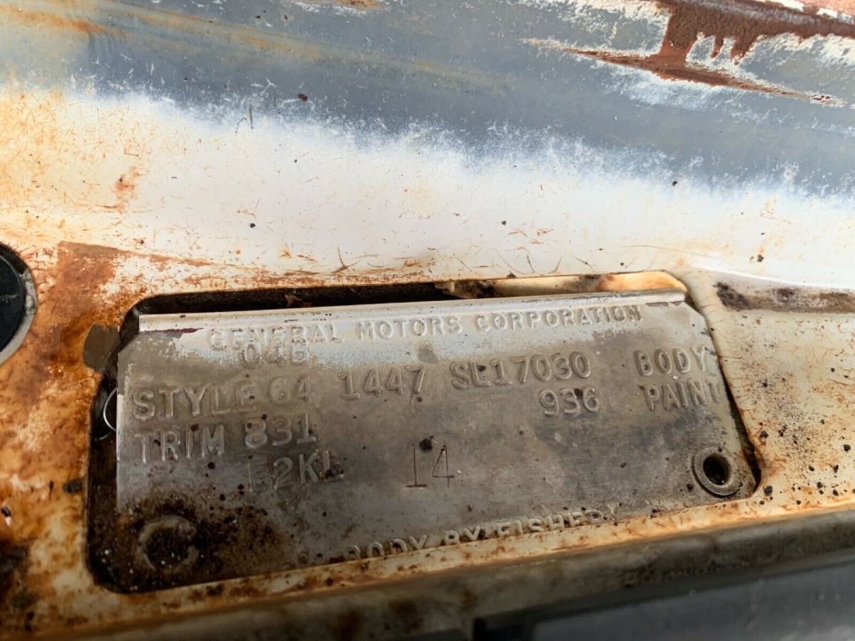 1964 White Chevrolet Impala Coupe