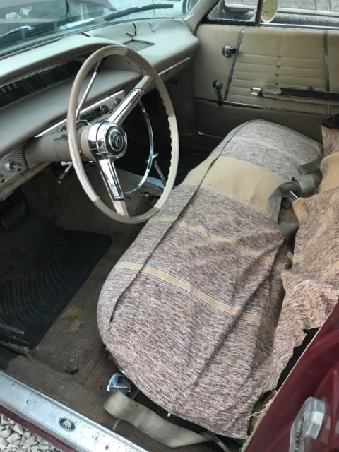 1964 Burgundy Chevrolet Impala Wagon