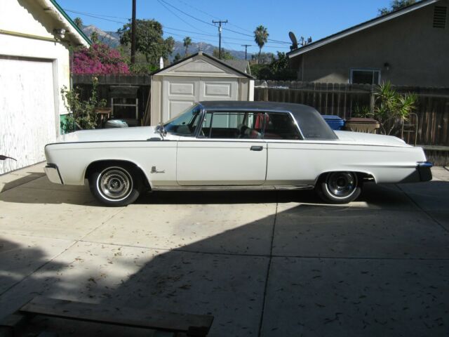 1964 White Chrysler Imperial Coupe