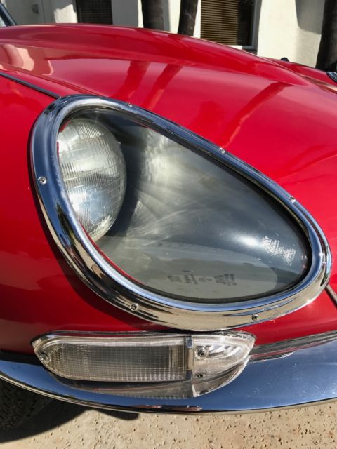 1964 Red Jaguar E-Type Convertible