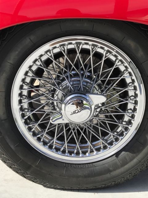 1964 Red Jaguar E-Type Convertible