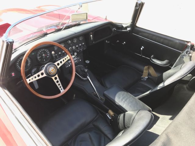 1964 Red Jaguar E-Type Convertible