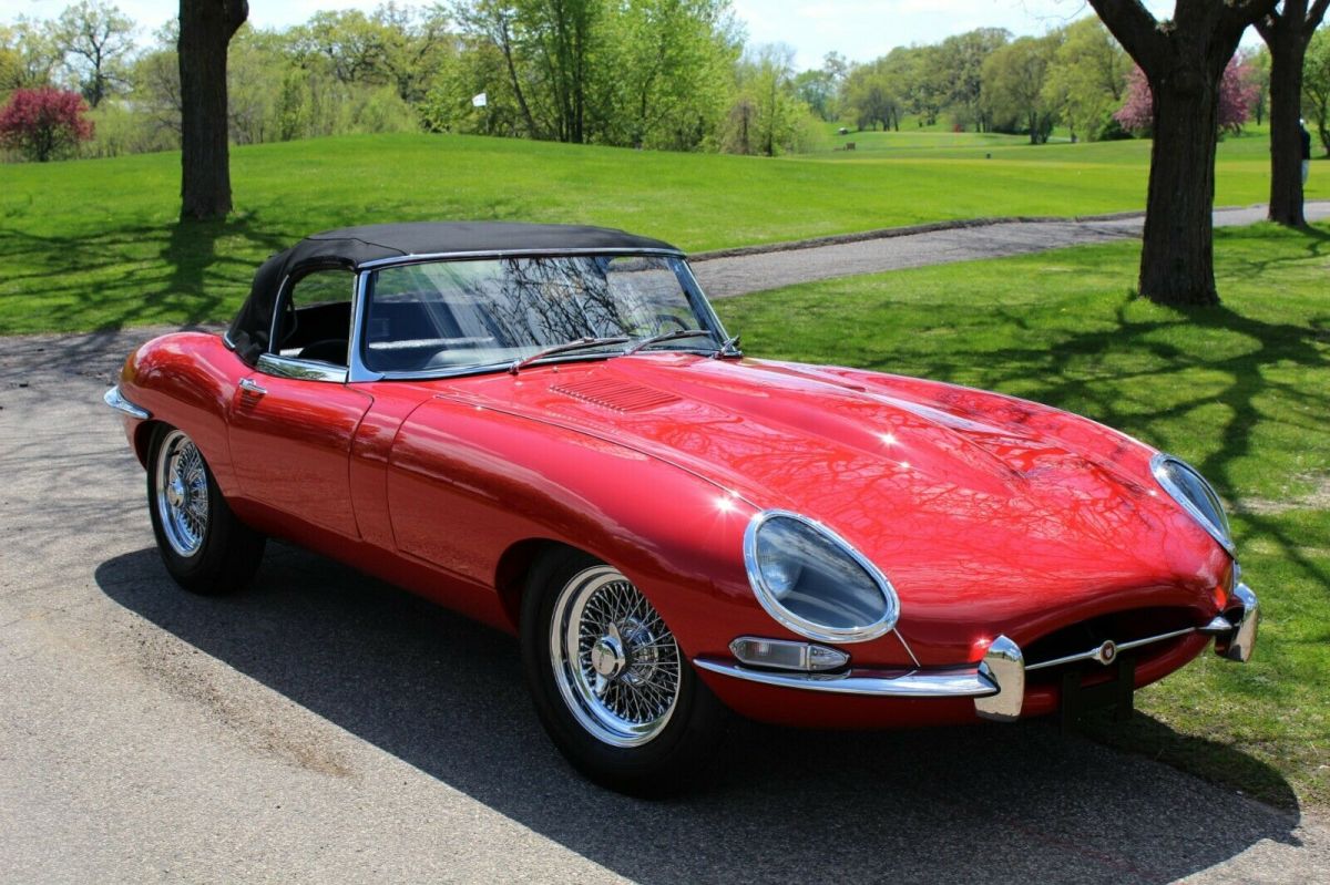 1964 Black Jaguar E-Type Convertible