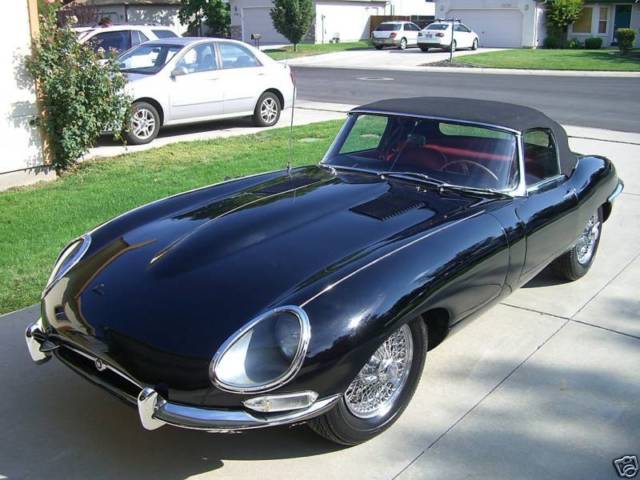 1964 Black Jaguar E-Type Convertible