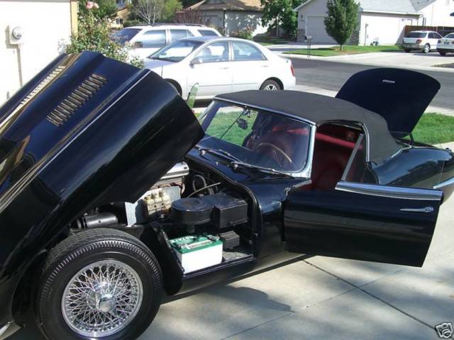 1964 Black Jaguar E-Type Convertible