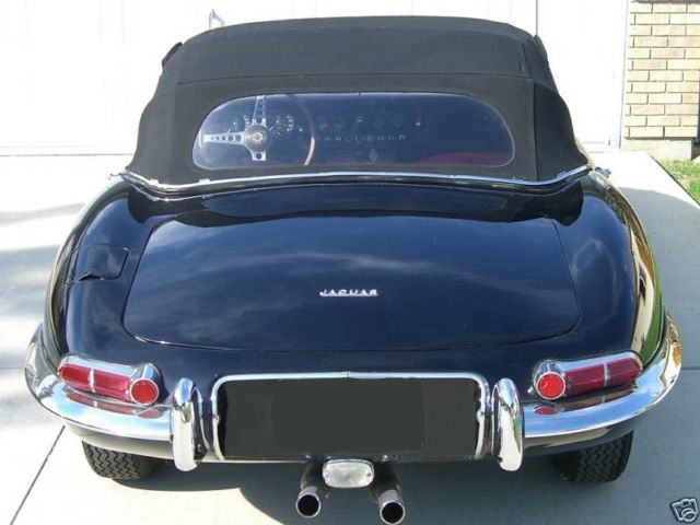 1964 Black Jaguar E-Type Convertible
