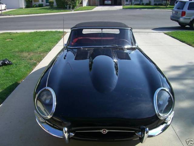 1964 Black Jaguar E-Type Convertible