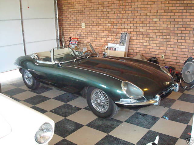 1964 Green Jaguar E-Type Roadster