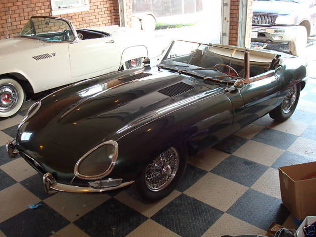 1964 Green Jaguar E-Type Roadster