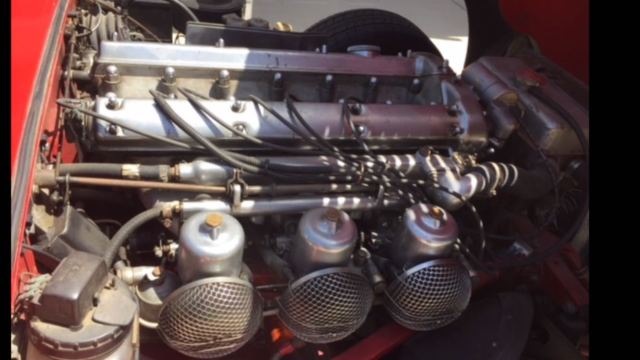 1964 Red Jaguar E-Type Convertible
