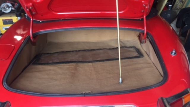 1964 Red Jaguar E-Type Convertible