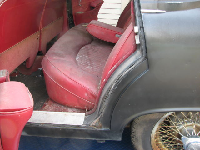 1964 Black Jaguar Mk2 S-Type 3.8S Sedan