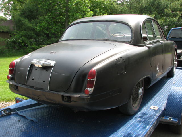 1964 Black Jaguar Mk2 S-Type 3.8S Sedan