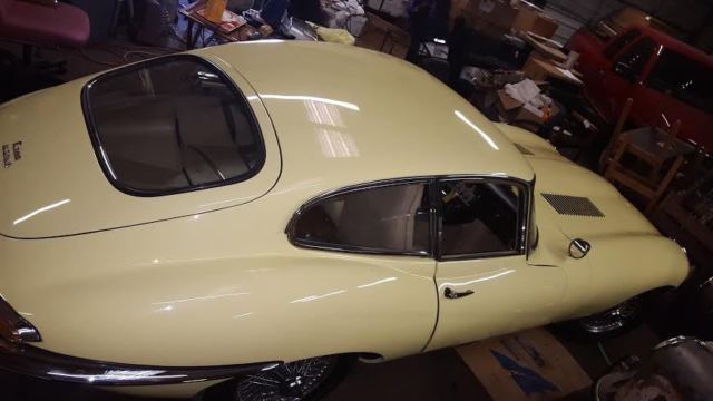 1964 Primrose Yellow Jaguar E-Type