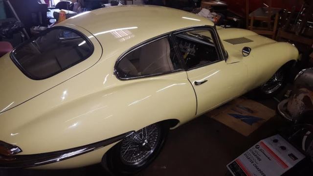 1964 Primrose Yellow Jaguar E-Type