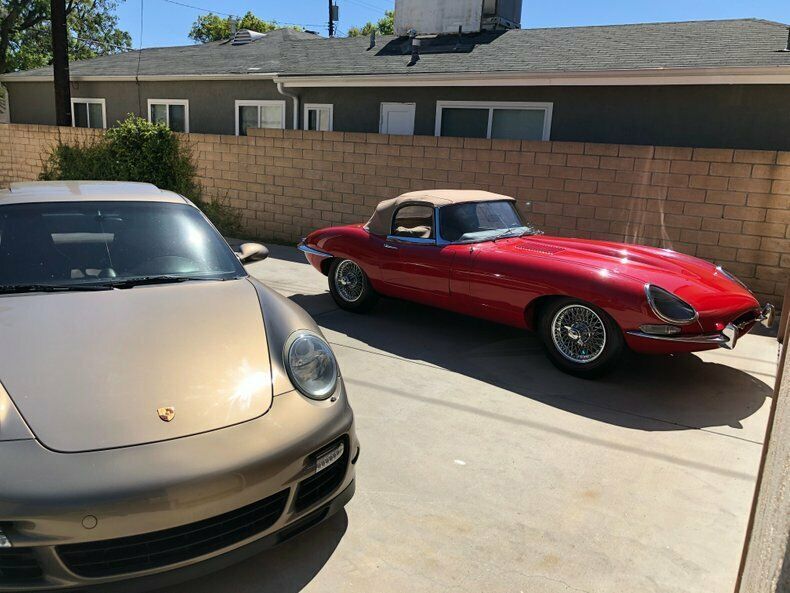 1964 Britsh Racing Green Jaguar E-Type Convertible