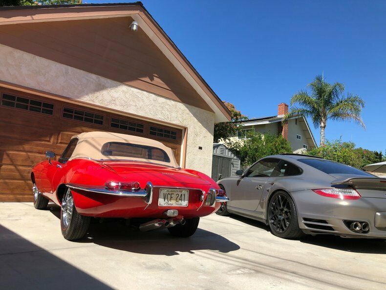 1964 Britsh Racing Green Jaguar E-Type Convertible