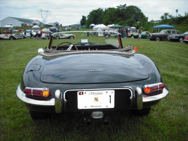 1964 Britsh Racing Green Jaguar E-Type Convertible