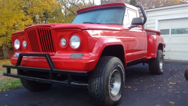 1964 Red Willys gladiator Standard Cab Pickup