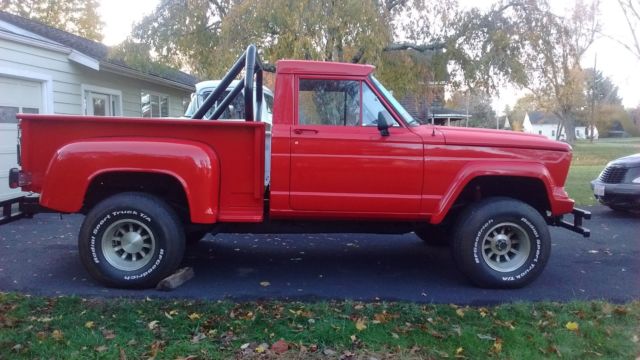 1964 Red Willys gladiator Standard Cab Pickup