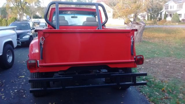 1964 Red Willys gladiator Standard Cab Pickup