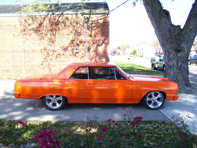 1964 Pearl Orange Chevrolet Malibu 2 door hardtop