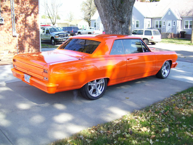 1964 Pearl Orange Chevrolet Malibu 2 door hardtop