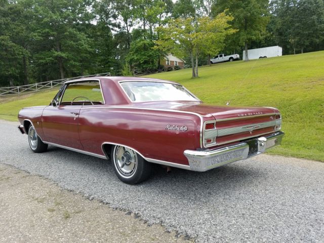 1964 Burgundy Chevrolet Chevelle Hdtp
