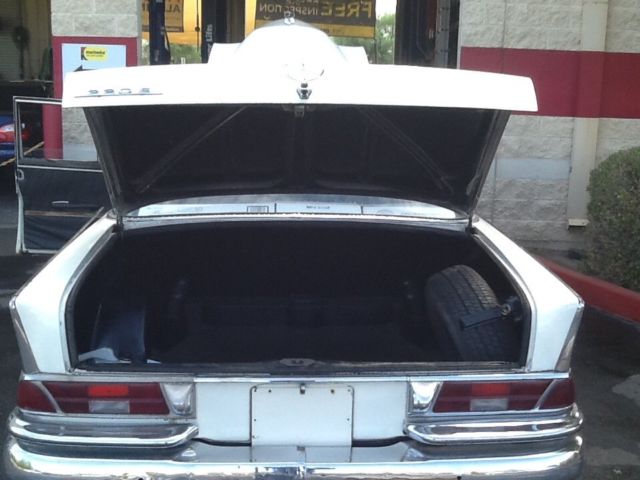 1964 White Mercedes-Benz 200-Series Sedan