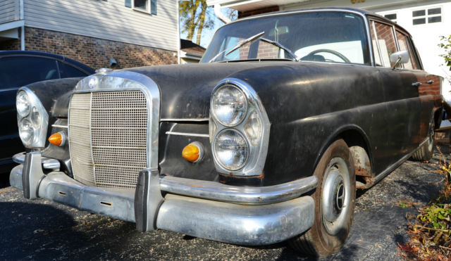 1964 Black Mercedes-Benz 200-Series