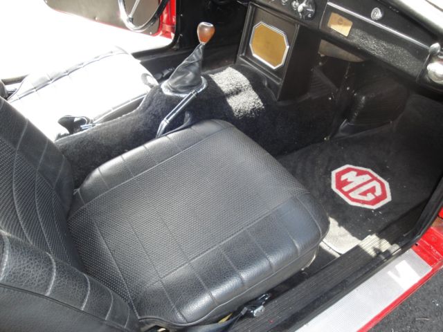 1964 Red MG MGB Convertible