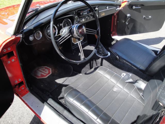 1964 Red MG MGB Convertible