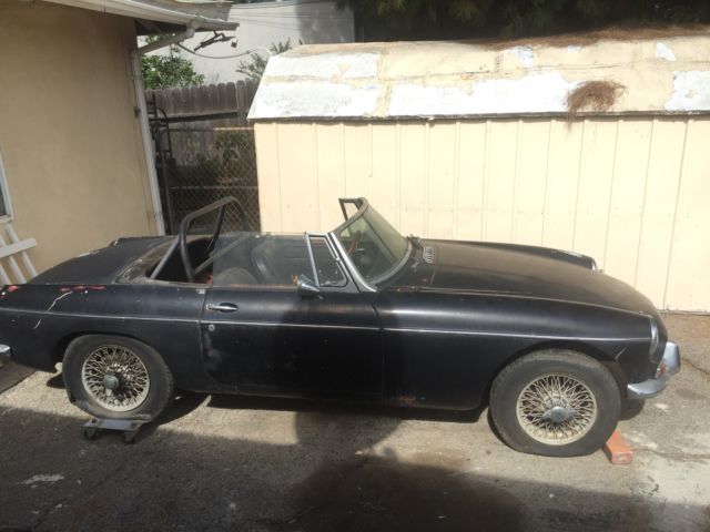 1964 Black MG MGB Convertible
