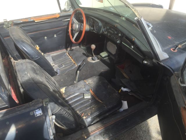 1964 Black MG MGB Convertible