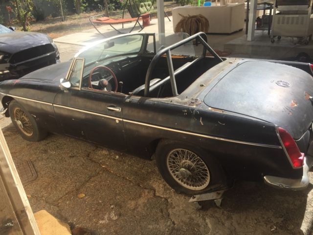 1964 Black MG MGB Convertible