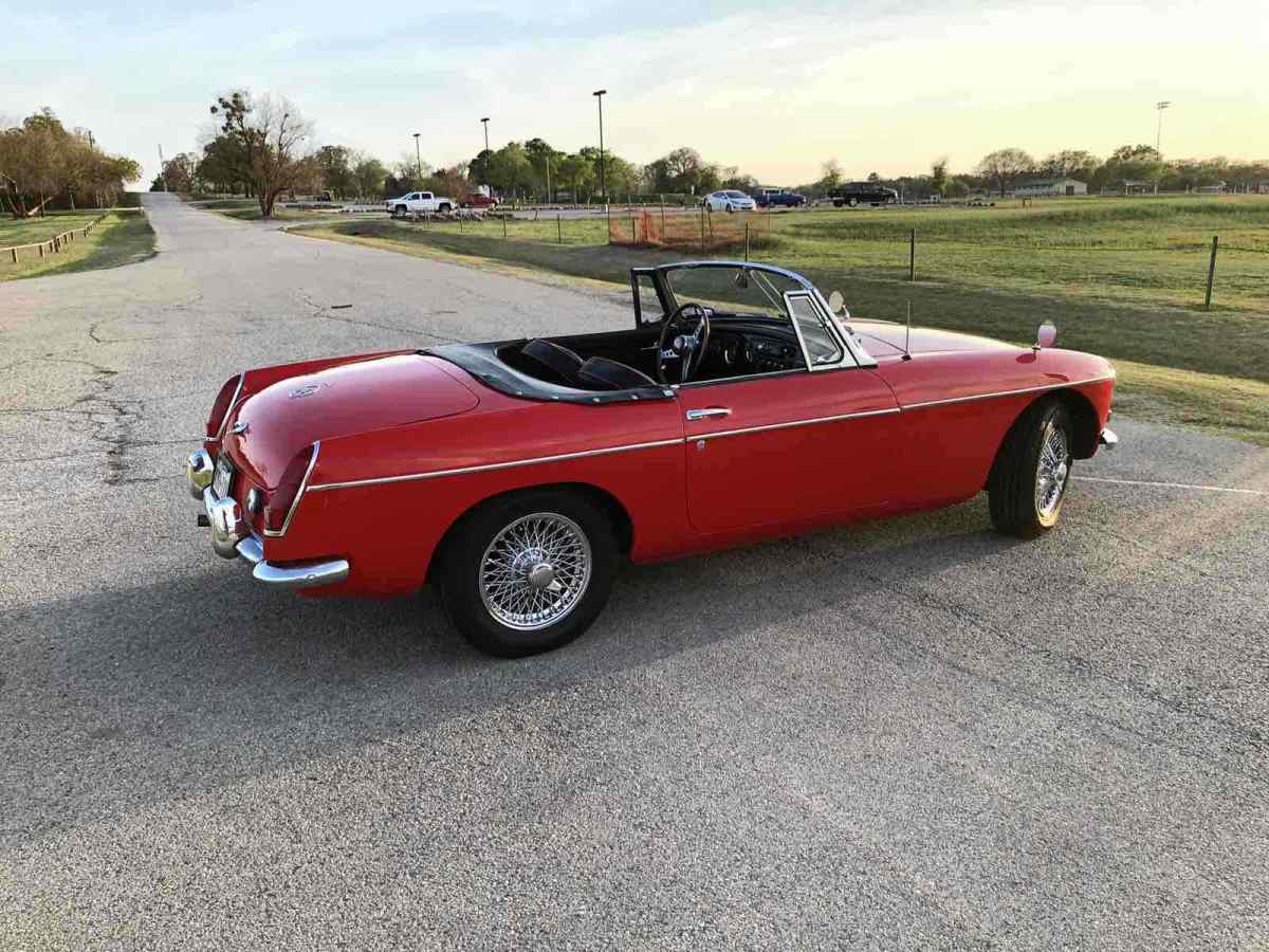 1964 Red MG MGB Convertible