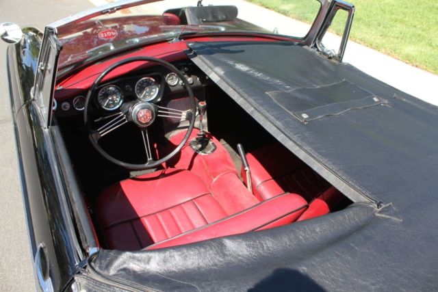 1964 Black MG MGB Convertible