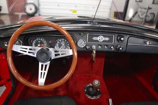 1964 Red MG MGB Convertible