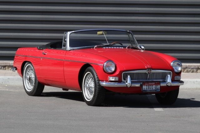 1964 Red MG MGB Convertible